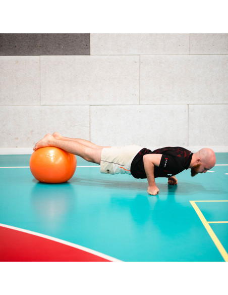 55CM ORANGE ANTI-BURST GYMNASTIKBALL HMS