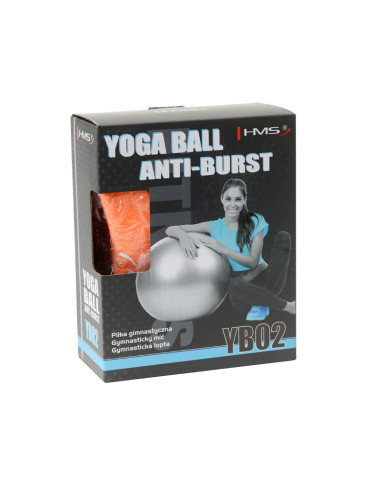 55CM ORANGE ANTI-BURST GYMNASTIKBALL HMS