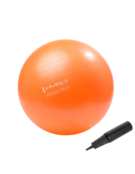 55CM ORANGE ANTI-BURST GYMNASTIKBALL HMS
