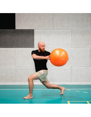 55CM ORANGE ANTI-BURST GYMNASTIKBALL HMS