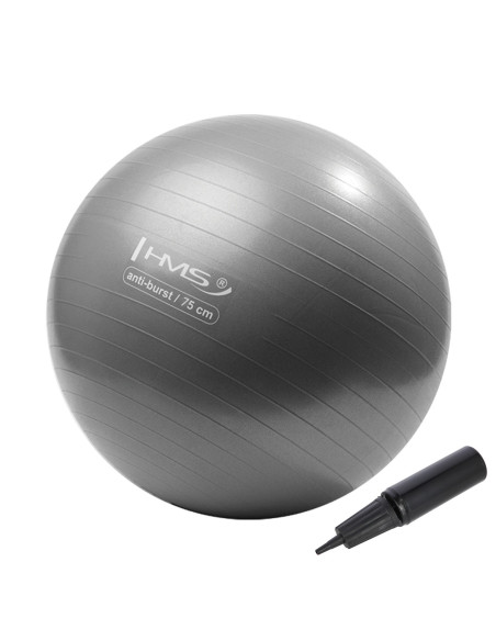 75CM GRAY ANTI-BURST GYMNASTIKBALL HMS