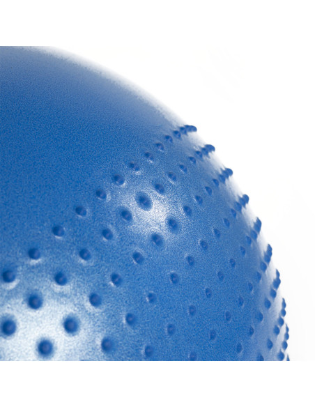 55CM NAVY BLUE GYMNASTIKBALL MIT MASSAGENOPPEN HMS