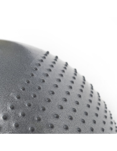 65CM GRAY GYMNASTIKBALL MIT MASSAGENOPPEN HMS