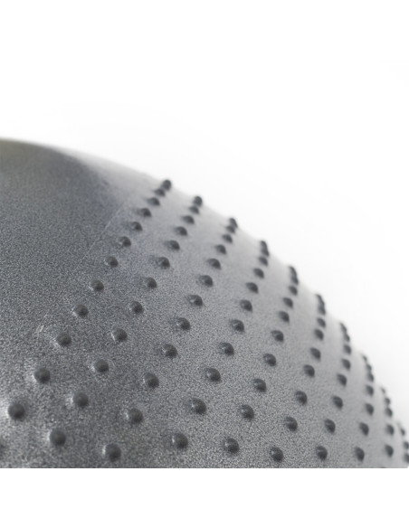 65CM GRAY GYMNASTIKBALL MIT MASSAGENOPPEN HMS