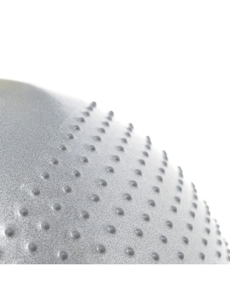 65CM LIGHT GRAY GYMNASTIKBALL MIT MASSAGENOPPEN HMS