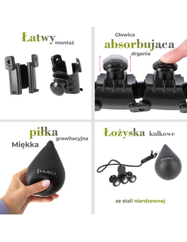 HHW12 HULA-HOOP-REIFEN PLUS SIZE BLACK MIT MASSAGENOPPEN UND ZÄHLER HMS + SLIMMING-GURT BR163 RED