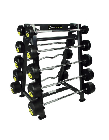 STÄNDER FÜR LANGHANTELN MIT FESTEM GEWICHT HMS PREMIUM