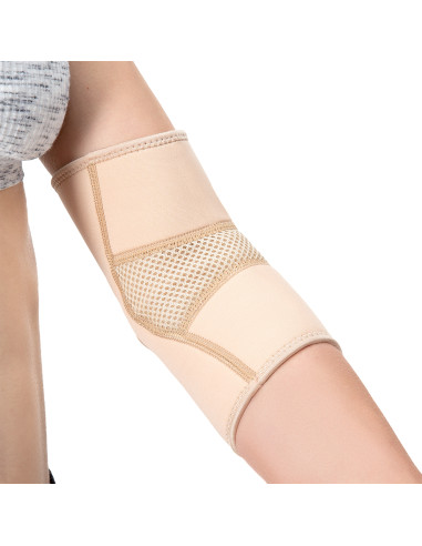 BEIGE GRÖßE M ELLENBOGENBANDAGE HMS