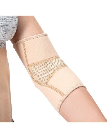 BEIGE GRÖßE M ELLENBOGENBANDAGE HMS