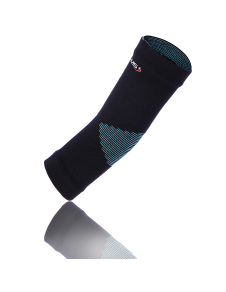 TÜRKISFARBIG-SCHWARZ GRÖßE M ELLENBOGENBANDAGE HMS