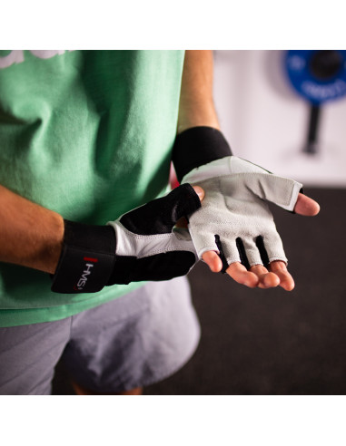 WHITE-BLACK GRÖßE XXL TRAININGSHANDSCHUHE HMS