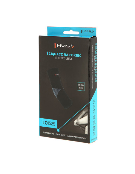 TÜRKISFARBIG-SCHWARZ GRÖßE XL ELLENBOGENBANDAGE HMS